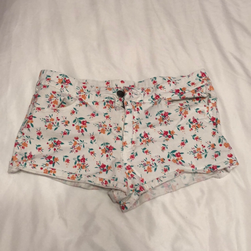 Flower Print Shorts
